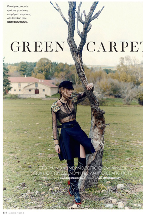 ADELINA RUZAVINA FOR Madame Figaro Greece